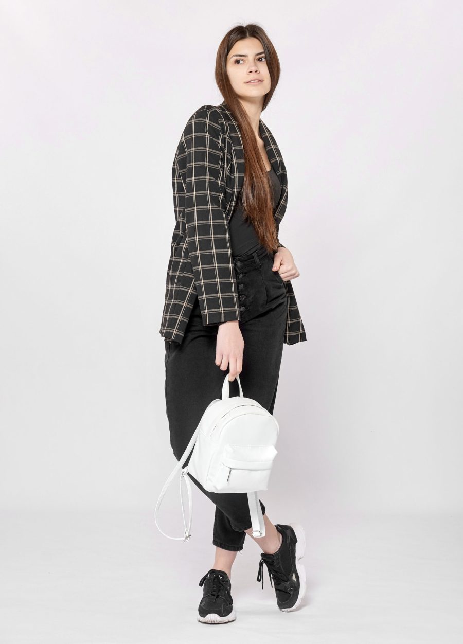 Рюкзак жіночий маленький Sambag Brix SSH білий