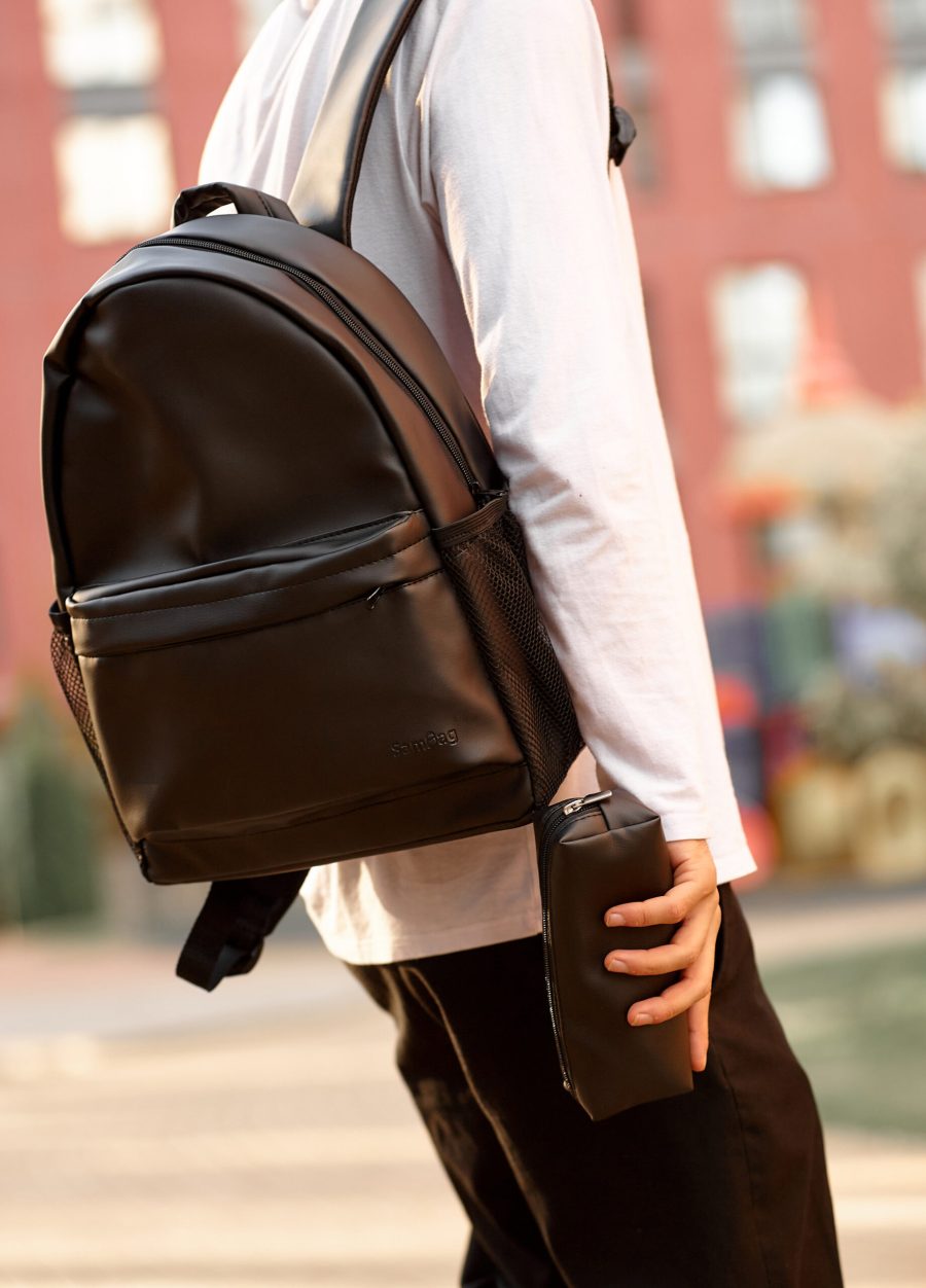 Мужской рюкзак Sambag Brix PJT Сlassic черный