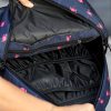 Женский рюкзак Sambag Brix PJT нави с принтом Flamingo