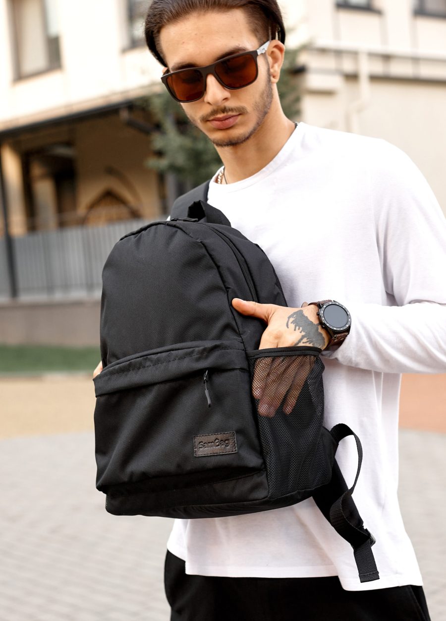 Рюкзак чоловічий Sambag Brix PJT Classic поліестер чорний
