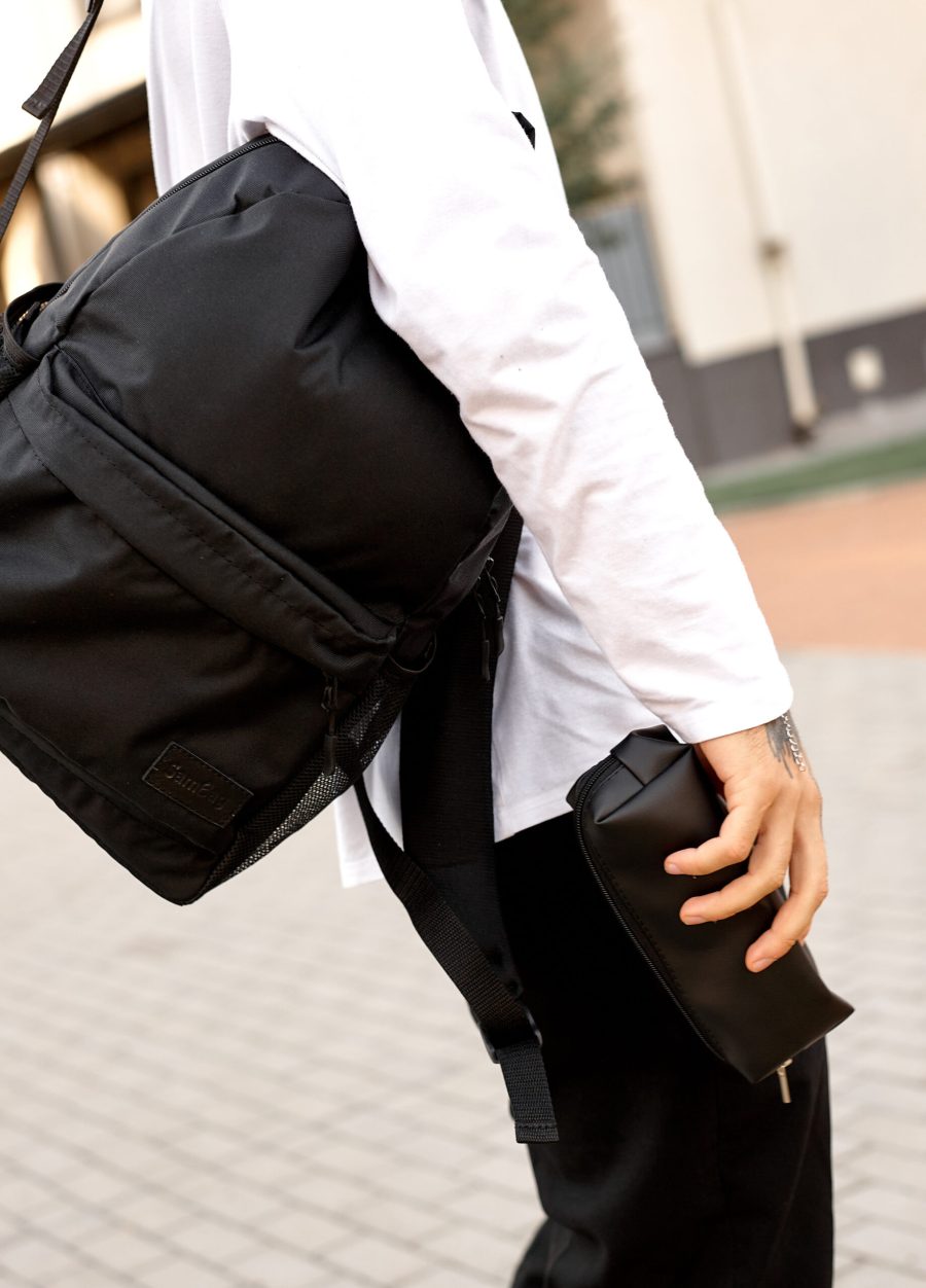 Рюкзак чоловічий Sambag Brix PJT Classic поліестер чорний