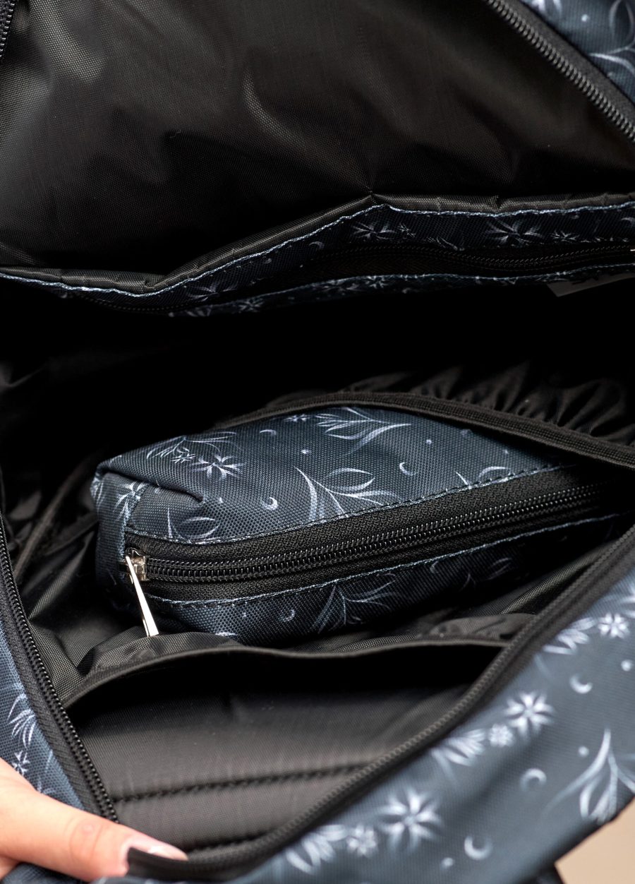 Рюкзак жіночий Sambag Brix PJT тканинний принт чорний