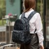 Рюкзак жіночий Sambag Brix PJT тканинний принт чорний