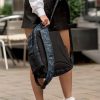 Рюкзак жіночий Sambag Brix PJT тканинний принт чорний