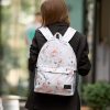Женский рюкзак Sambag Brix PJT белый с принтом