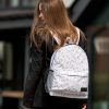 Женский рюкзак Sambag Brix белый с принтом