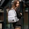 Женский рюкзак Sambag Brix белый с принтом