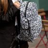 Рюкзак жіночий Sambag Brix PJT з принтом білий з чорним