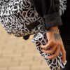 Мужской рюкзак Sambag Brix PJT Сlassic принт белый с черным
