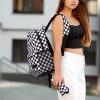 Рюкзак жіночий Sambag Brix PJT з принтом чорний з білим