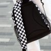 Рюкзак жіночий Sambag Brix PJT з принтом чорний з білим