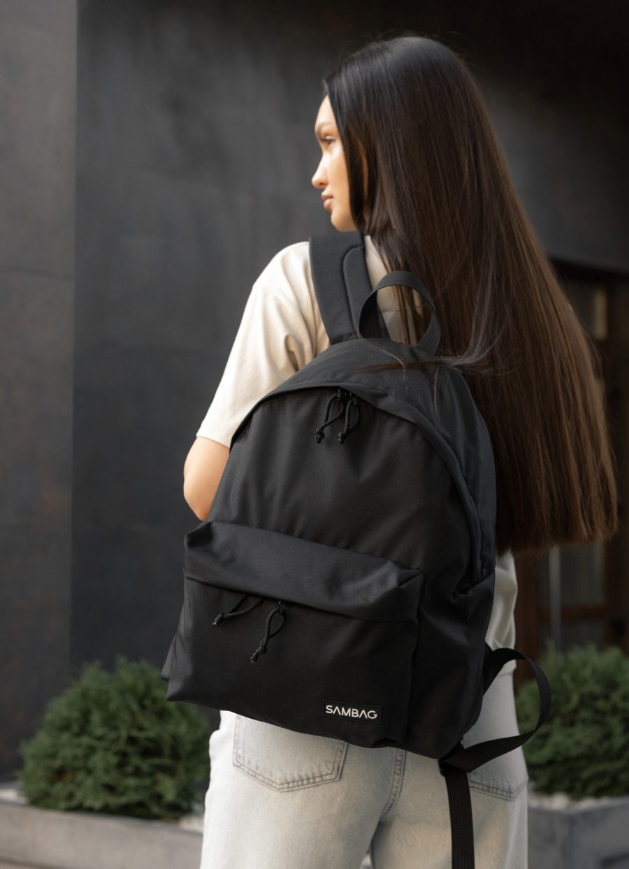 Рюкзак жіночий Sambag Active тканинний чорний