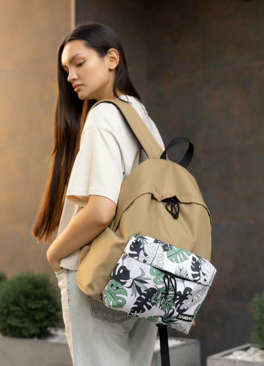 Женский рюкзак Sambag Active бежевый