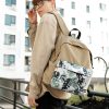 Рюкзак чоловічий Sambag Active з принтом бежевий