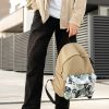 Рюкзак чоловічий Sambag Active з принтом бежевий
