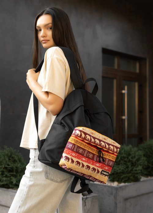 Женский рюкзак Sambag Active тканевый черный