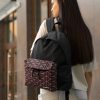 Рюкзак жіночий Sambag Active з принтом чорний
