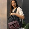 Рюкзак жіночий Sambag Active з принтом чорний