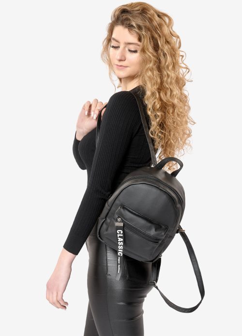 Рюкзак жіночий маленький Sambag Talari ST чорний