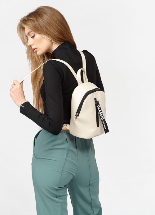 Рюкзак жіночий Sambag Mane MQT бежевий