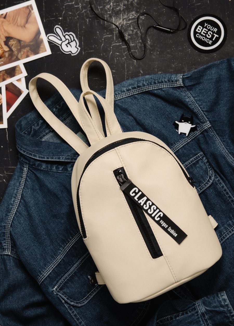 Рюкзак жіночий Sambag Mane MQT бежевий