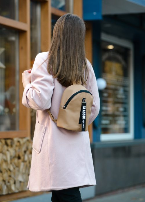 Рюкзак жіночий Sambag Mane MQT бежевий
