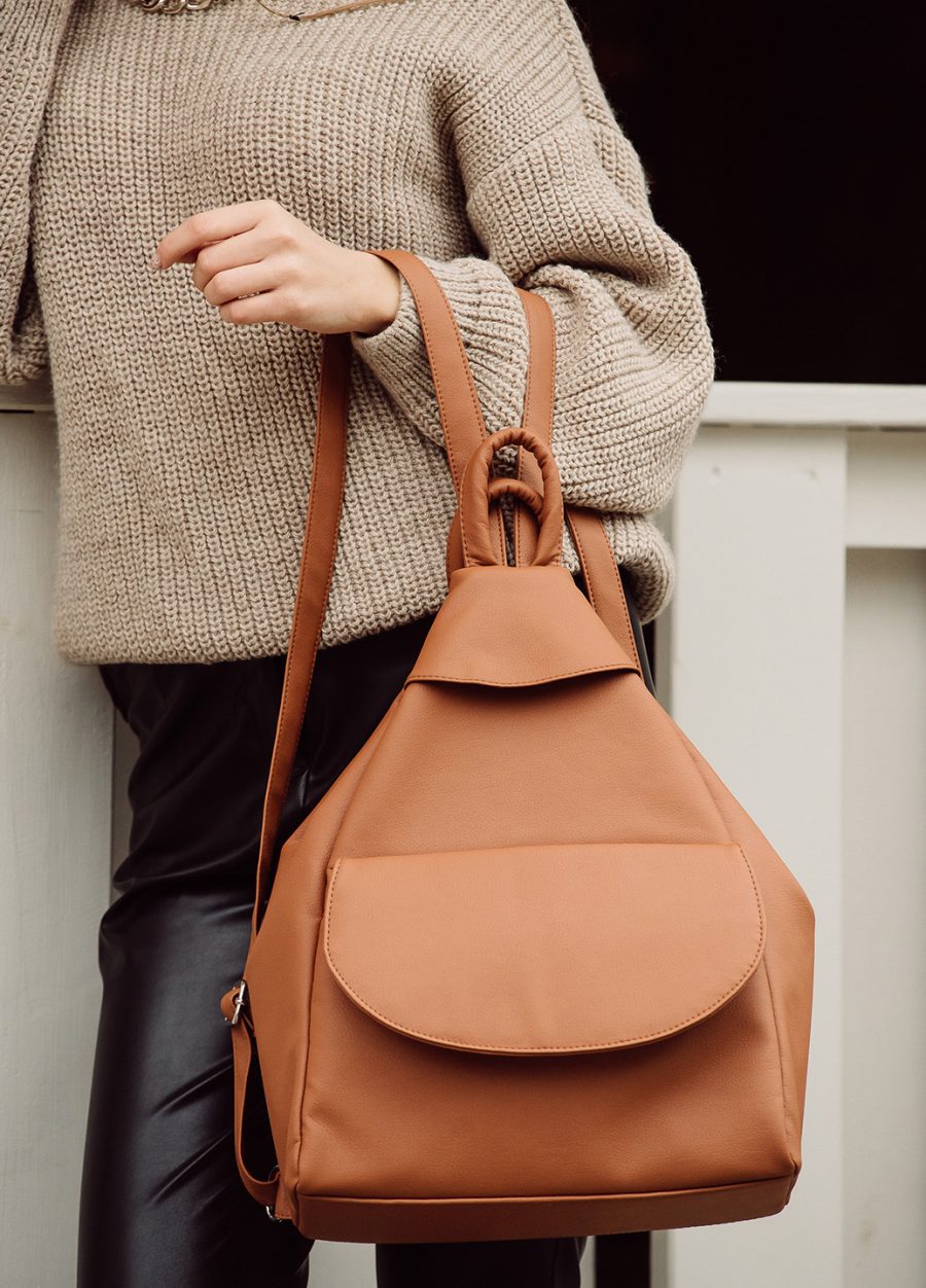 Рюкзак жіночий Sambag Asti LKH коричневий