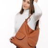 Рюкзак-сумка жіноча Sambag Asti XKH коричнева