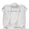 Женский рюкзак-сумка Sambag Loft строченая белая