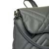 Рюкзак-сумка женская Sambag Loft строченая графитовая