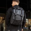 Мужской рюкзак роллтоп Sambag Loft Zard черный