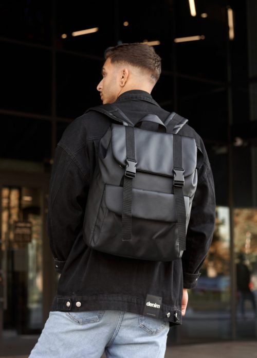 Мужской рюкзак роллтоп Sambag Loft Zard черный