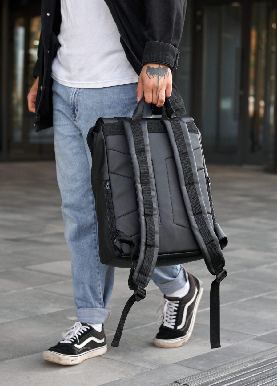 Мужской рюкзак роллтоп Sambag Loft Zard черный