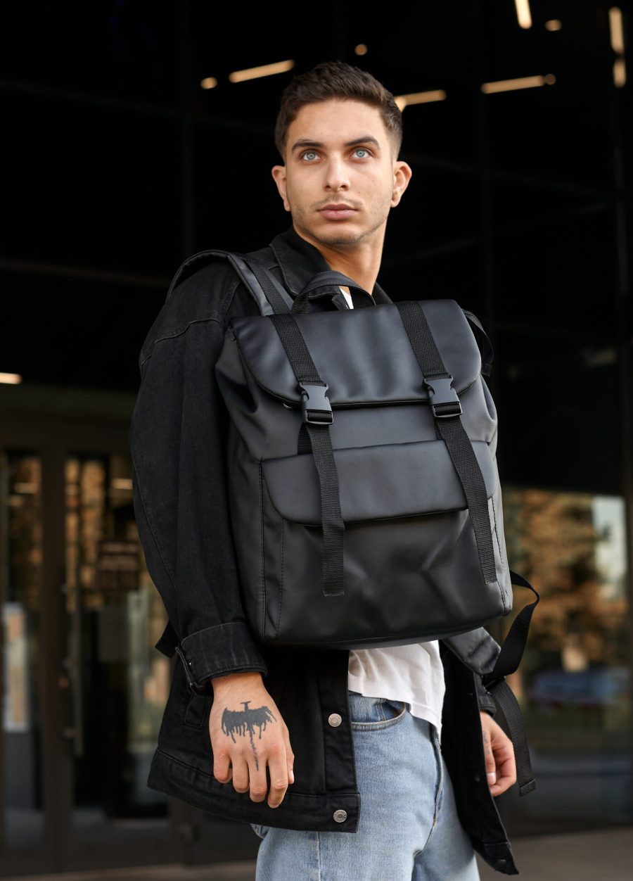 Мужской рюкзак роллтоп Sambag Loft Zard черный