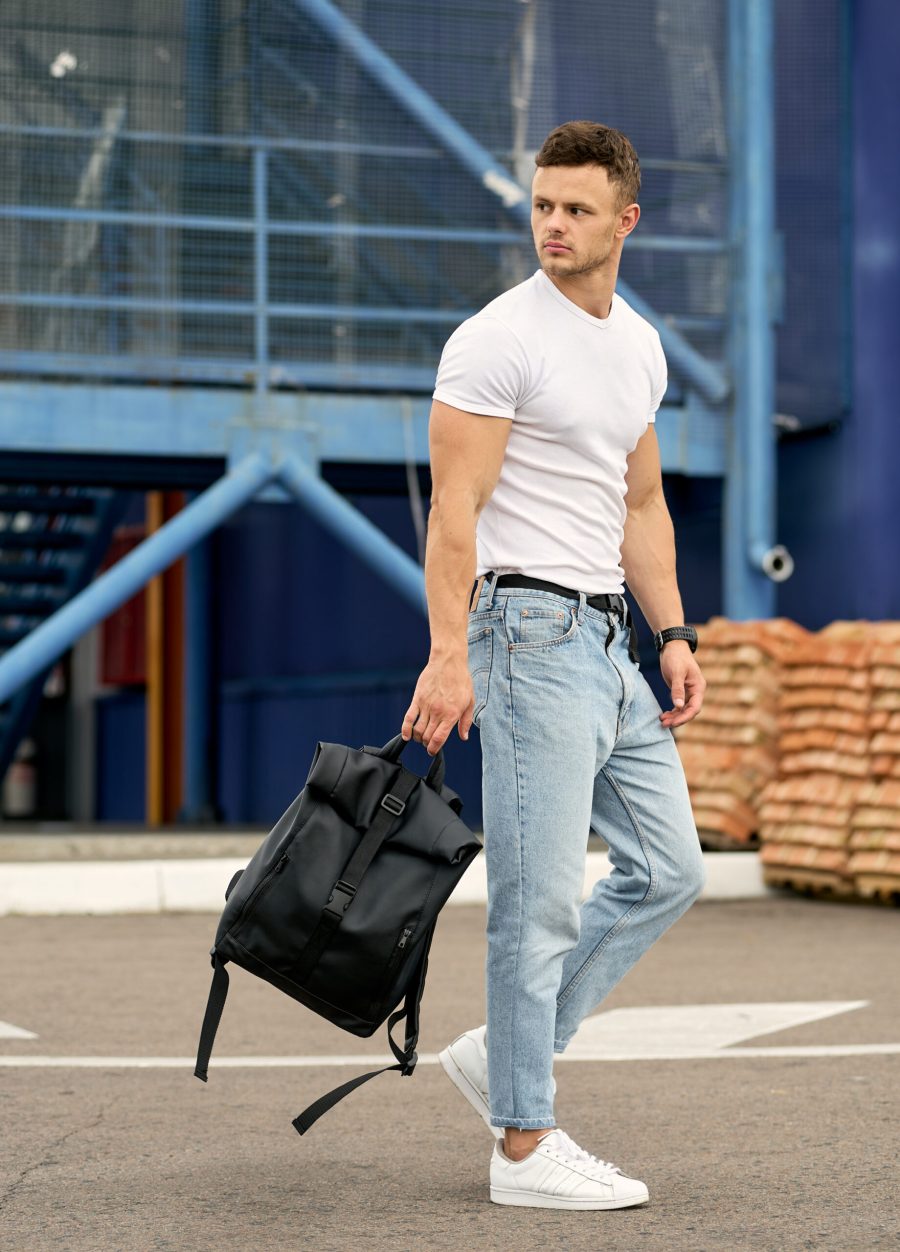 Мужской рюкзак роллтоп Sambag RollTop LZT черный