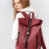 Женский рюкзак роллтоп Sambag RollTop бордовый