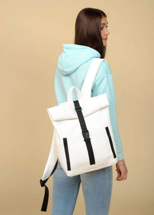 Женский рюкзак роллтоп Sambag RollTop One белый