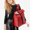 Рюкзак роллтоп жіночий для ноутбука Sambag RollTop червоний
