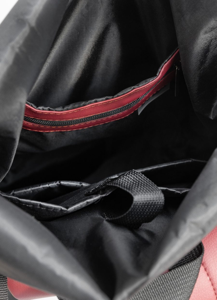 Рюкзак роллтоп жіночий для ноутбука Sambag RollTop червоний