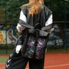Женский рюкзак Sambag RollTop One с принтом черный