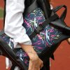 Женский рюкзак Sambag RollTop One с принтом черный
