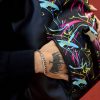 Рюкзак роллтоп чоловічий Sambag RollTop LZT чорний з принтом