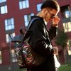 Рюкзак роллтоп чоловічий Sambag RollTop LZT чорний з принтом