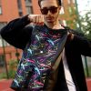 Рюкзак роллтоп чоловічий Sambag RollTop LZT чорний з принтом