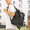 Мужской рюкзак Sambag RollTop Milton черный