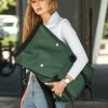 Женский рюкзак роллтоп Sambag RollTop Milton зеленый