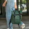 Женский рюкзак роллтоп Sambag RollTop Milton зеленый