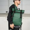 Мужской рюкзак роллтоп Sambag RollTop Milton зеленый