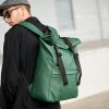 Мужской рюкзак роллтоп Sambag RollTop Milton зеленый