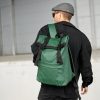 Мужской рюкзак роллтоп Sambag RollTop Milton зеленый
